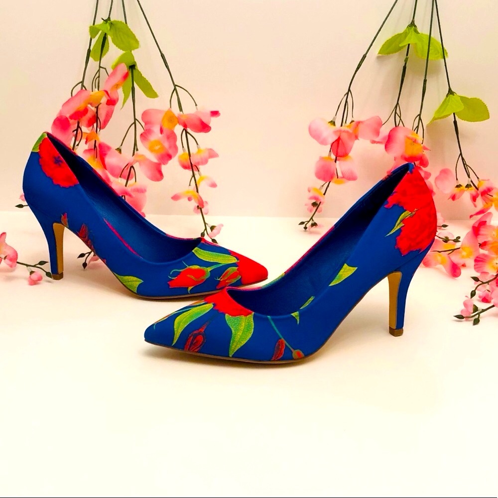 Beautiful Floral Heels